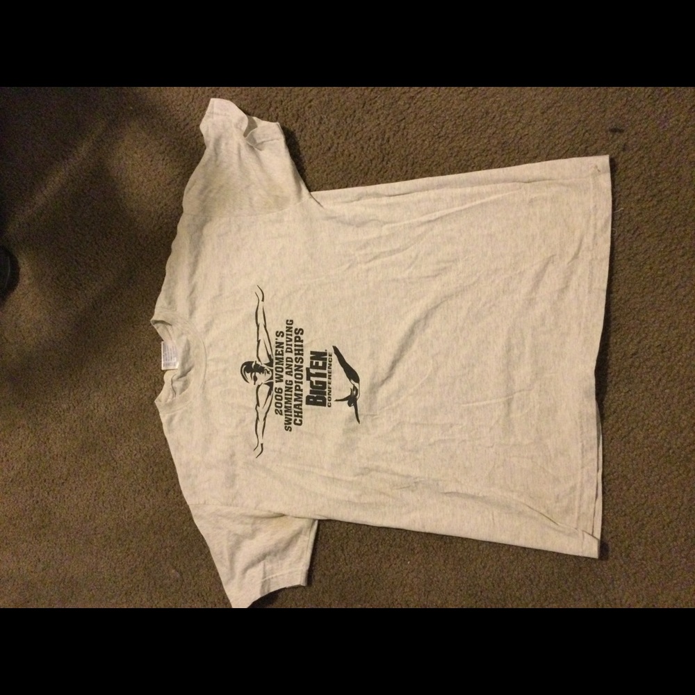 Womens big ten 2006 swimming championship shirt